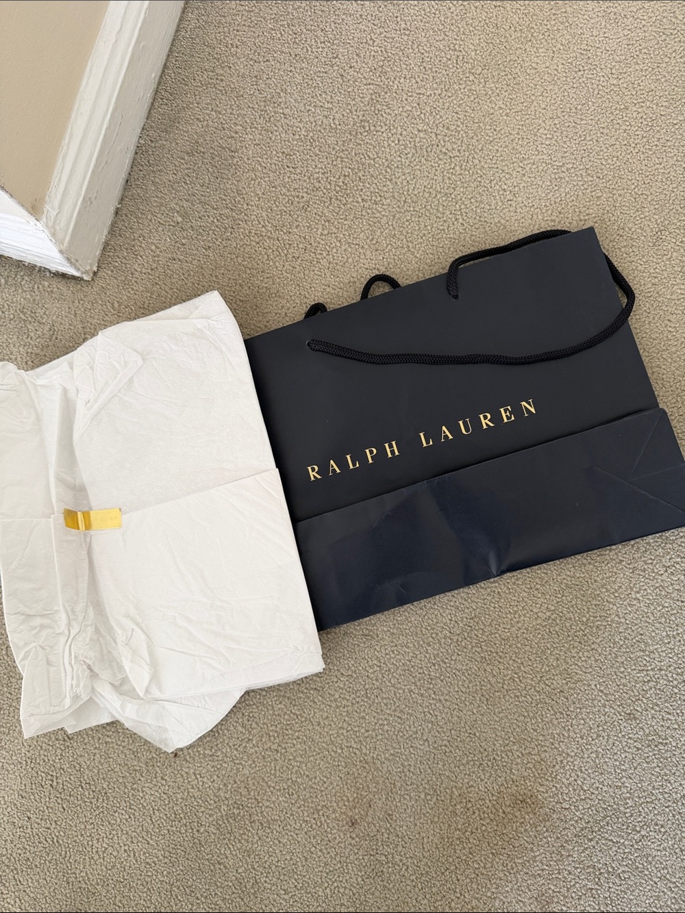 🗽Ralph Lauren Shopping Bag & Tissue Paper